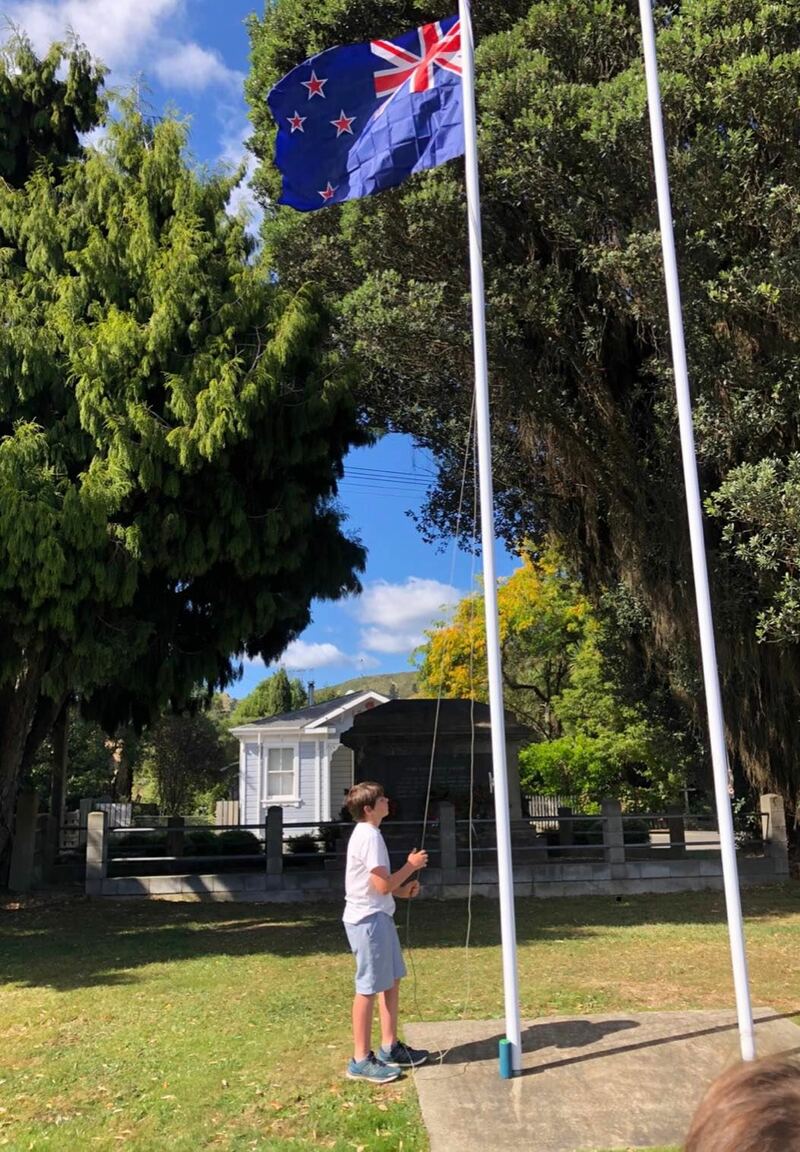 Anzac Flag Raising