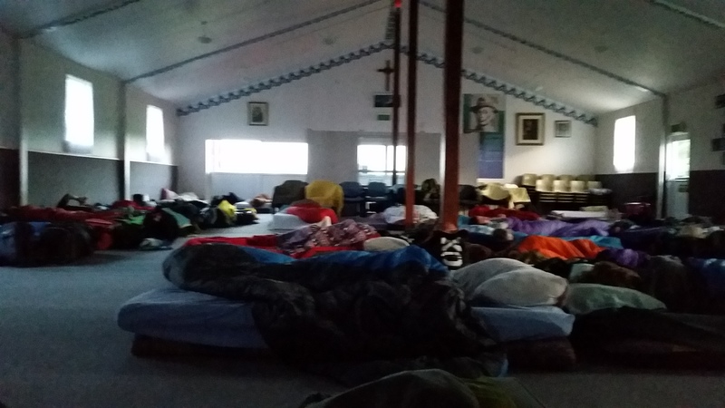 Inside the wharenui