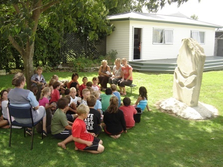 12.Hautapu Teachers Talking With Children Re Enviroschools