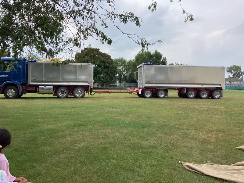 Clay Delivery to school for bike track