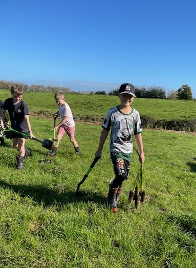 The Boys Planting