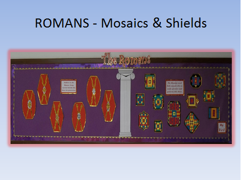 Romans  Mosaics & Shields