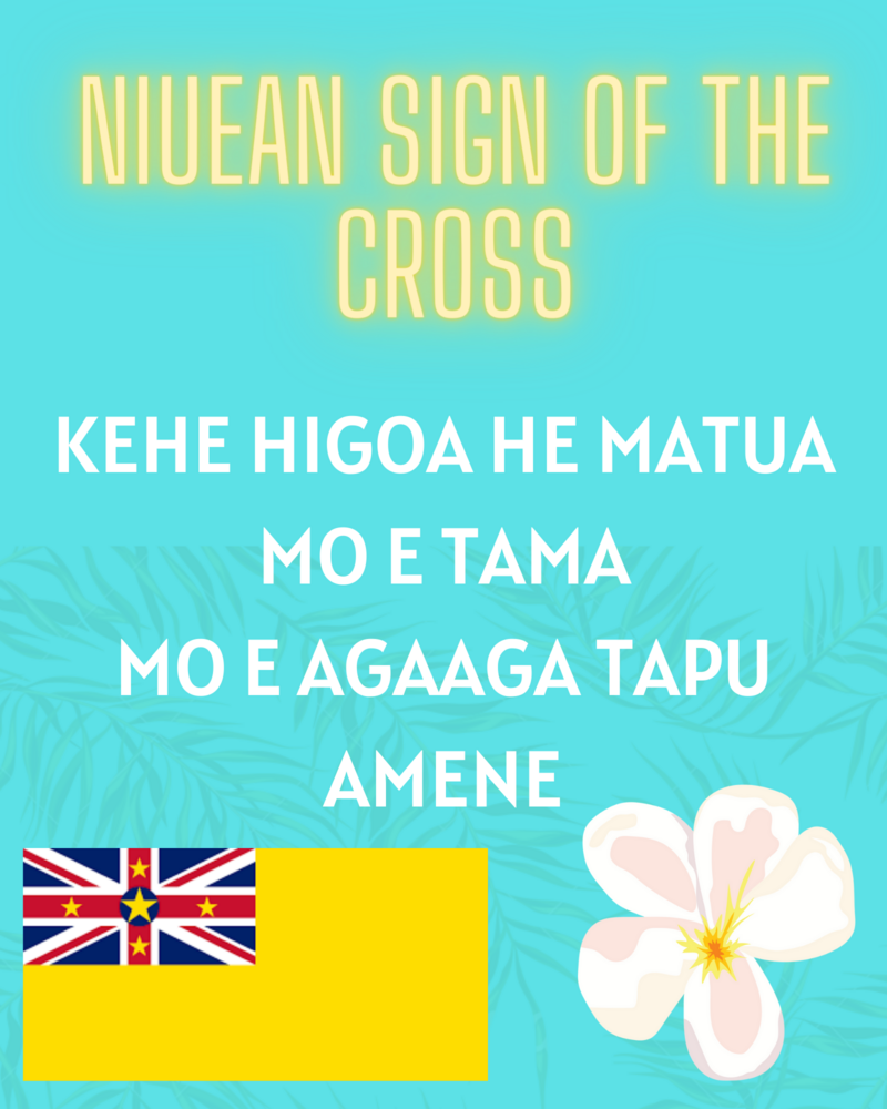 Sign of the Cross in Niuean